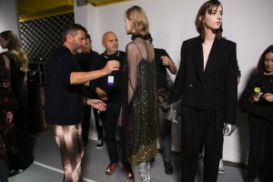 Backstage at Dries Van Noten RTW Fall 2019