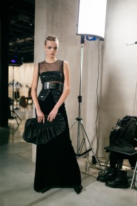 Backstage at Giorgio Armani-RTW-Fall-2019