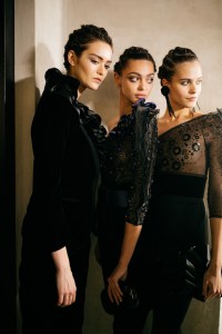Backstage at Giorgio Armani-RTW-Fall-2019