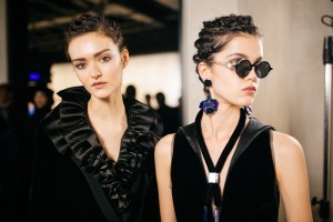 Backstage at Giorgio Armani-RTW-Fall-2019