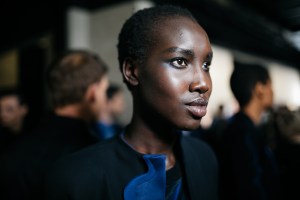 Backstage at Giorgio Armani-RTW-Fall-2019