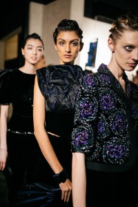 Backstage at Giorgio Armani-RTW-Fall-2019
