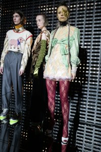 Backstage at Gucci RTW Fall 2019