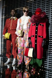 Backstage at Gucci RTW Fall 2019
