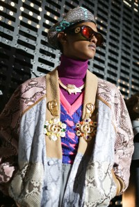 Backstage at Gucci RTW Fall 2019