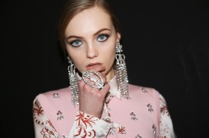 Backstage at Paco Rabanne RTW Fall 2019, photographed in Paris on February 28, 2019.