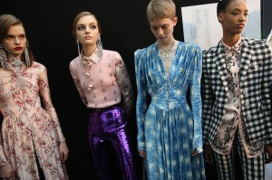Backstage at Paco Rabanne RTW Fall 2019, photographed in Paris on February 28, 2019.