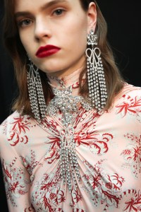 Backstage at Paco Rabanne RTW Fall 2019, photographed in Paris on February 28, 2019.