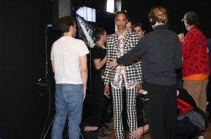 Backstage at Paco Rabanne RTW Fall 2019, photographed in Paris on February 28, 2019.