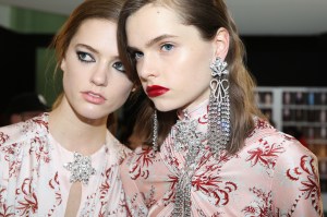 Backstage at Paco Rabanne RTW Fall 2019, photographed in Paris on February 28, 2019.