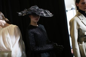 Backstage at Rochas RTW Fall 2019