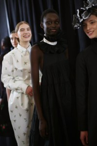 Backstage at Rochas RTW Fall 2019