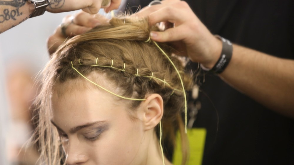 Backstage at Yohji Yamamoto RTW Fall 2019