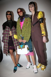 Backstage at Versace RTW Fall 2019