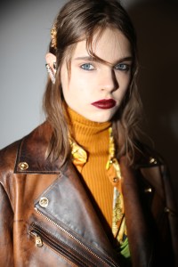 Backstage at Versace RTW Fall 2019