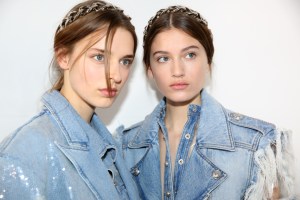 Backstage at Balmain RTW Fall 2019