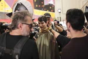 Backstage at JW Anderson RTW Fall 2019