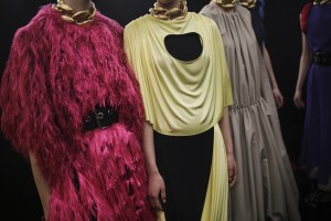 Backstage at JW Anderson RTW Fall 2019
