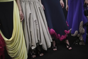 Backstage at JW Anderson RTW Fall 2019