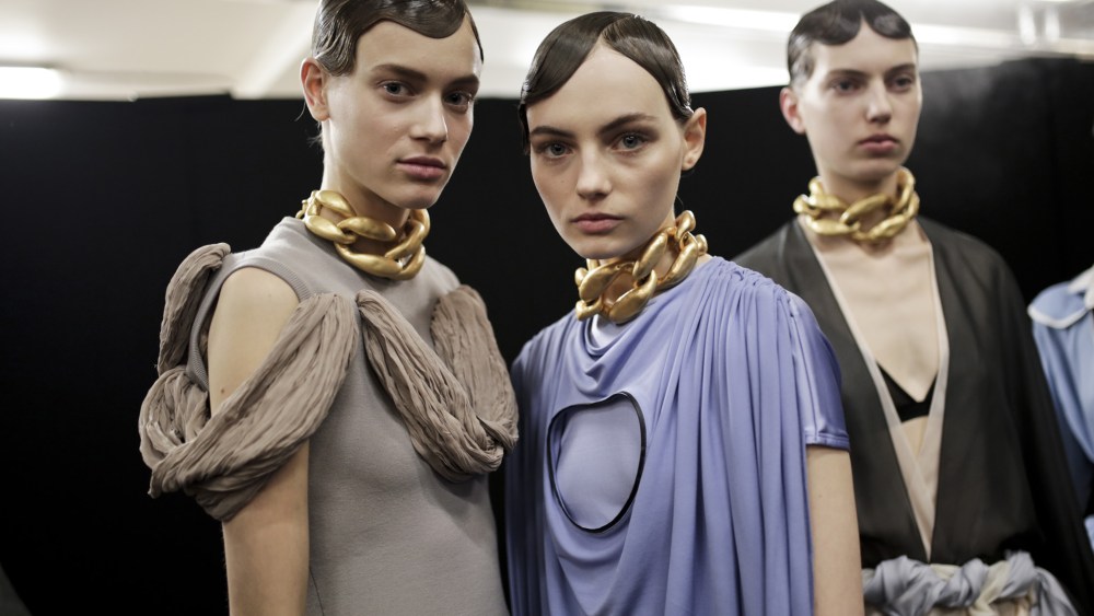 Backstage at JW Anderson RTW Fall 2019