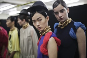 Backstage at JW Anderson RTW Fall 2019