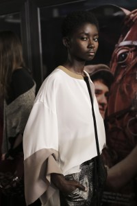 Backstage at Roland Mouret RTW Fall 2019.