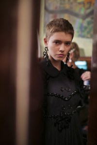 Backstage at Simone Rocha RTW Fall 2019