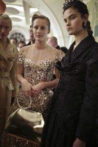 Backstage at Simone Rocha RTW Fall 2019