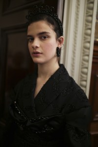 Backstage at Simone Rocha RTW Fall 2019