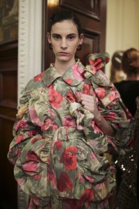 Backstage at Simone Rocha RTW Fall 2019