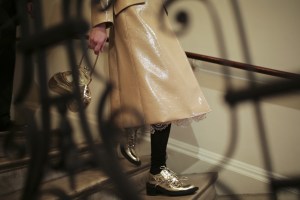 Backstage at Simone Rocha RTW Fall 2019