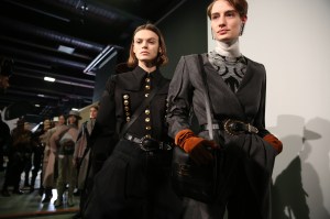 Backstage at Alberta Ferretti RTW Fall 2019