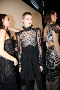 Backstage at Alberta Ferretti RTW Fall 2019