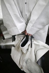 Backstage at Jil Sander RTW Fall 2019