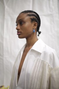Backstage at Jil Sander RTW Fall 2019