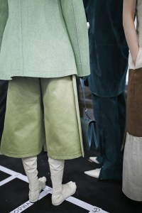 Backstage at Jil Sander RTW Fall 2019