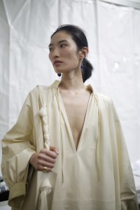 Backstage at Jil Sander RTW Fall 2019