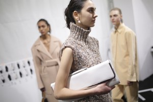 Backstage at Jil Sander RTW Fall 2019