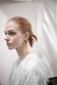Backstage at Jil Sander RTW Fall 2019