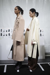 Backstage at Jil Sander RTW Fall 2019
