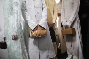 Backstage at Jil Sander RTW Fall 2019