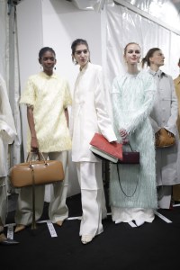 Backstage at Jil Sander RTW Fall 2019
