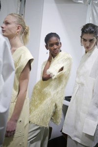 Backstage at Jil Sander RTW Fall 2019