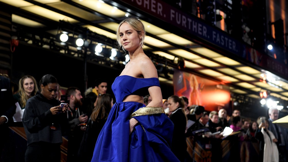 Brie Larson'Captain Marvel' film premiere, Arrivals, London, UK - 27 Feb 2019