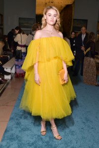 Virginia GardenerCarolina Herrera show, Front Row, Fall Winter 2019, New York Fashion Week, USA - 11 Feb 2019
