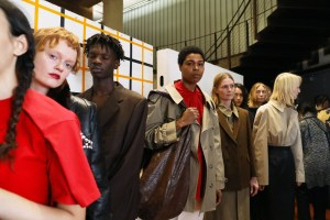 Backstage at CDLM RTW Fall 2019