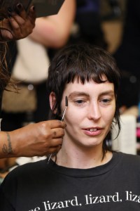 Backstage at CDLM RTW Fall 2019