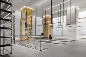 The new Celine flagship on Madison Avenue in Manhattan, designed by Hedi Slimane.
