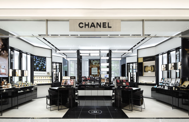 Chanel’s Saks Fifth Avenue Fragrance & Beauty department in New York.