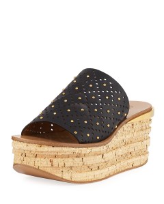 Chloe NMX Camille Flatform Cork Sandle